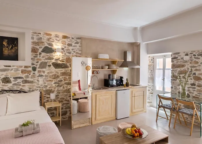 Apartmán Vaporia Seaview - Balcony Ermupoli