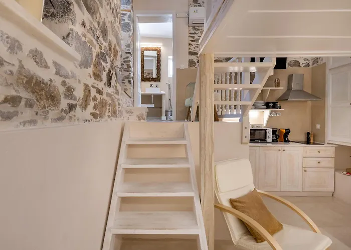 Apartmán Vaporia Seaview - Balcony Ermupoli