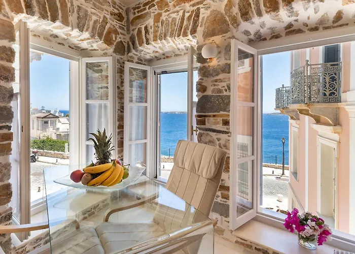 Apartmán Vaporia Seaview - Balcony Ermupoli